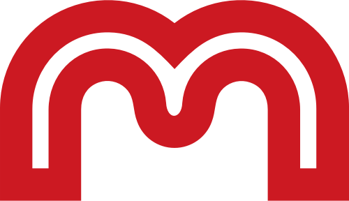 紅色字母M矢量logo圖標 logo png