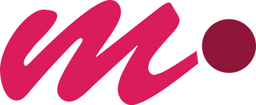 粉色字母M矢量logo logo png