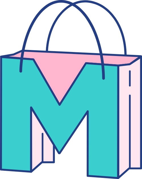 M字母購物 logo png